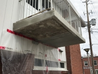 Step 3 Start of Application - Residential Balcony Rehabilitation, Port Hope | CPD Construction Products