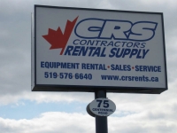 CRS-SignCRS Contractors Rental Supply (“CRS”)