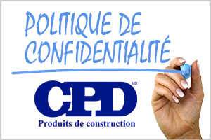 Politique de confidentialité - Produits de construction CPD